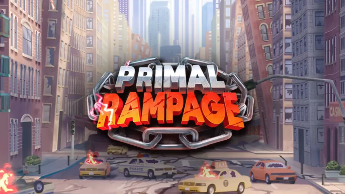 Primal Rampage slot game featuring a giant ape in a jungle setting